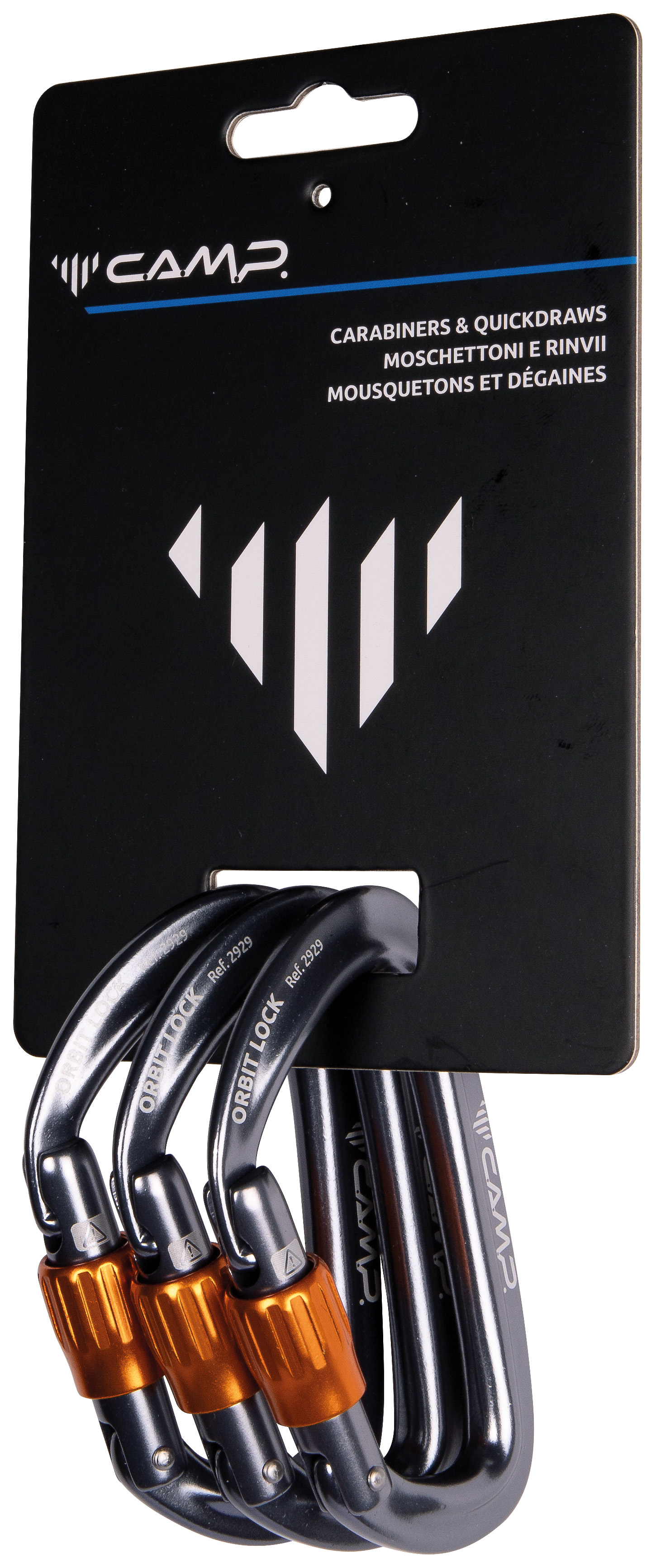 ORBIT LOCK 3 PACK - Gun metal