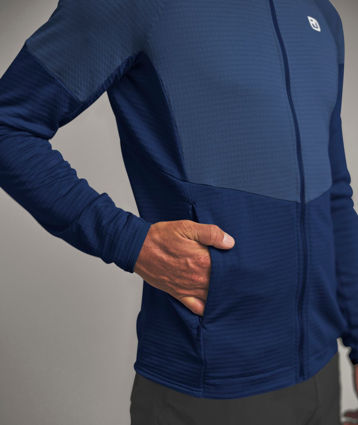 FLEECE LIGHT GRID HOODY M