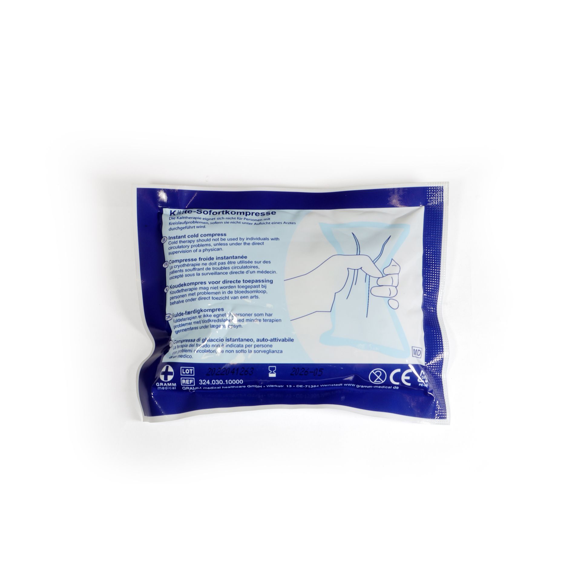 Sofort-Kälte-Pack, Einweg