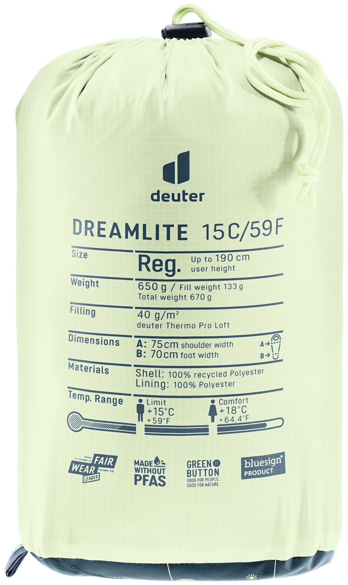 Dreamlite 15C/59F