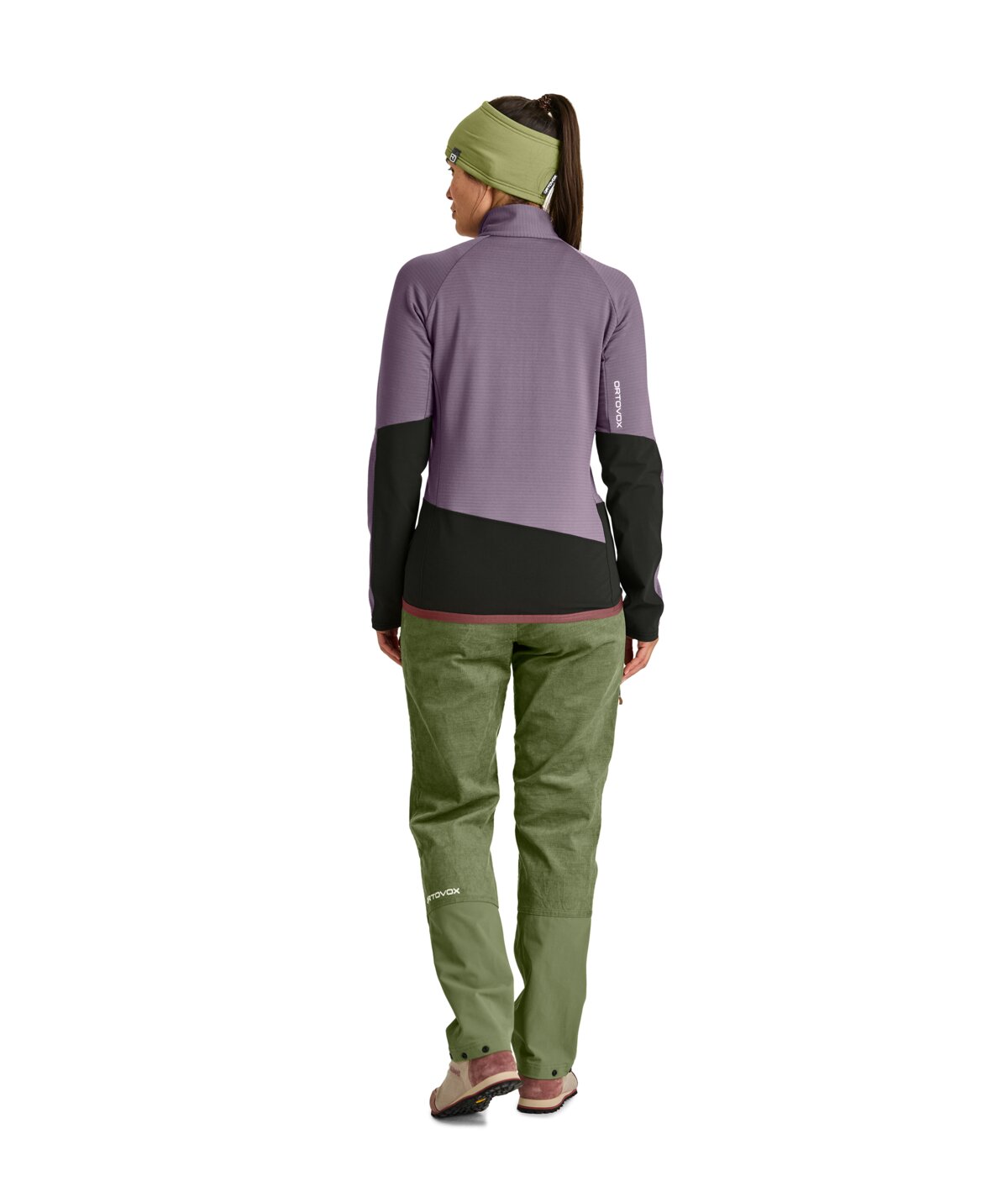 FLEECE RIB JACKET W