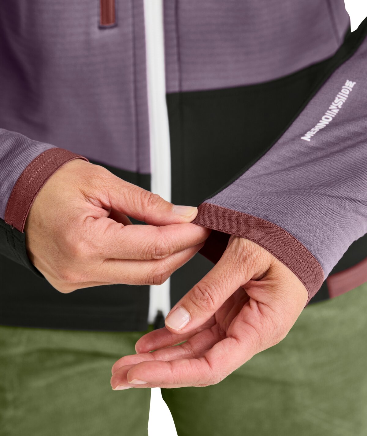 FLEECE RIB JACKET W