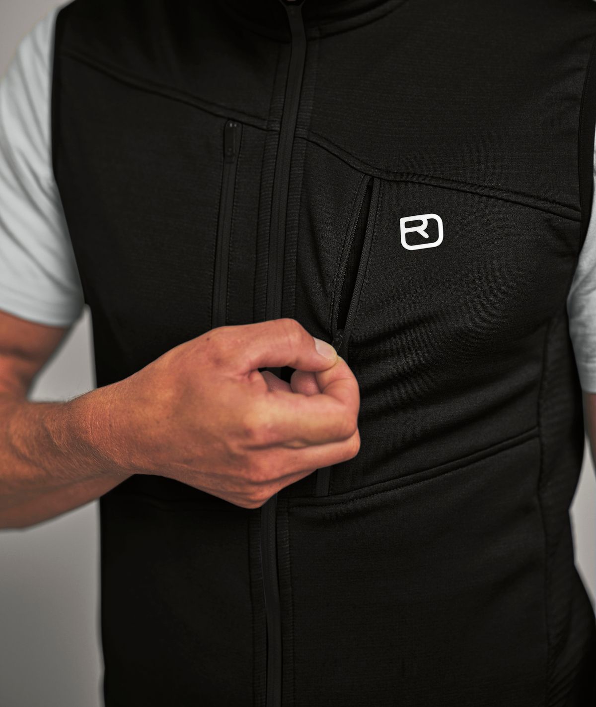 FLEECE GRID VEST M