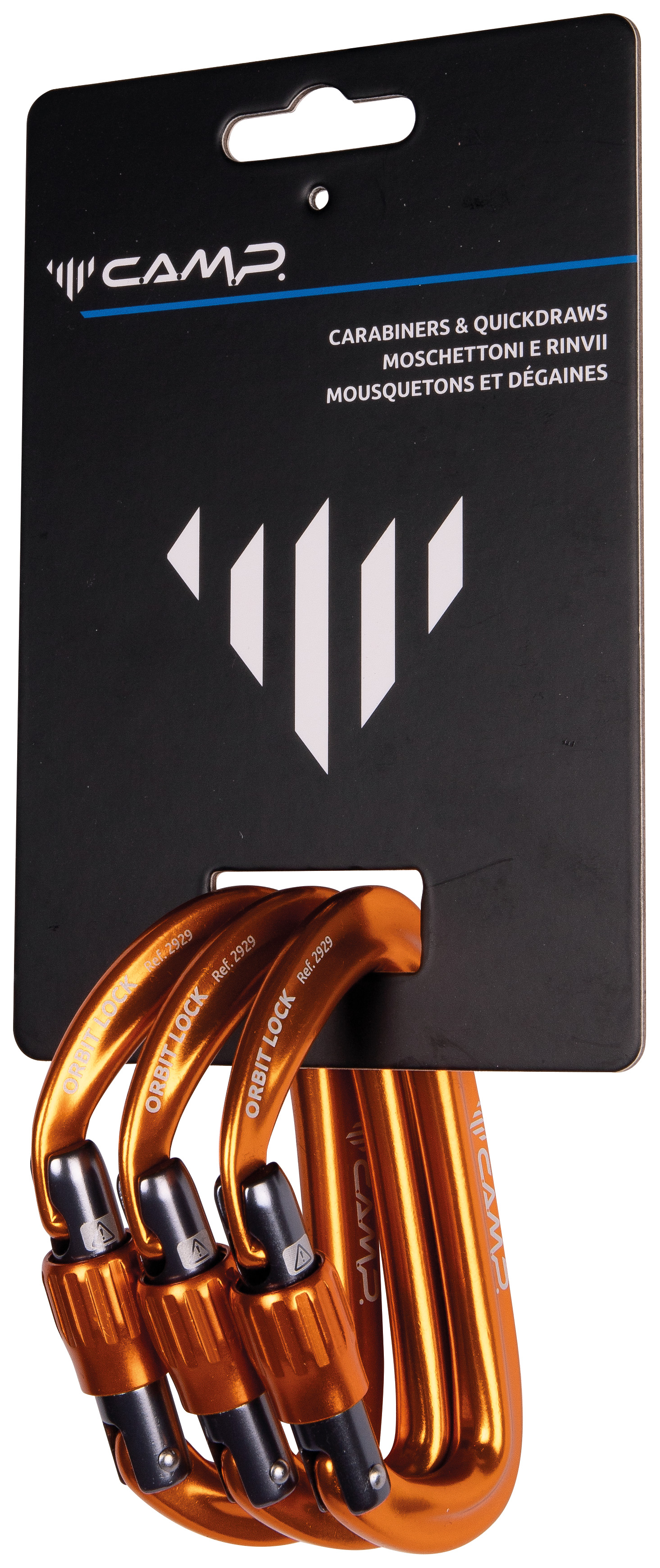 ORBIT LOCK 3 PACK - Orange