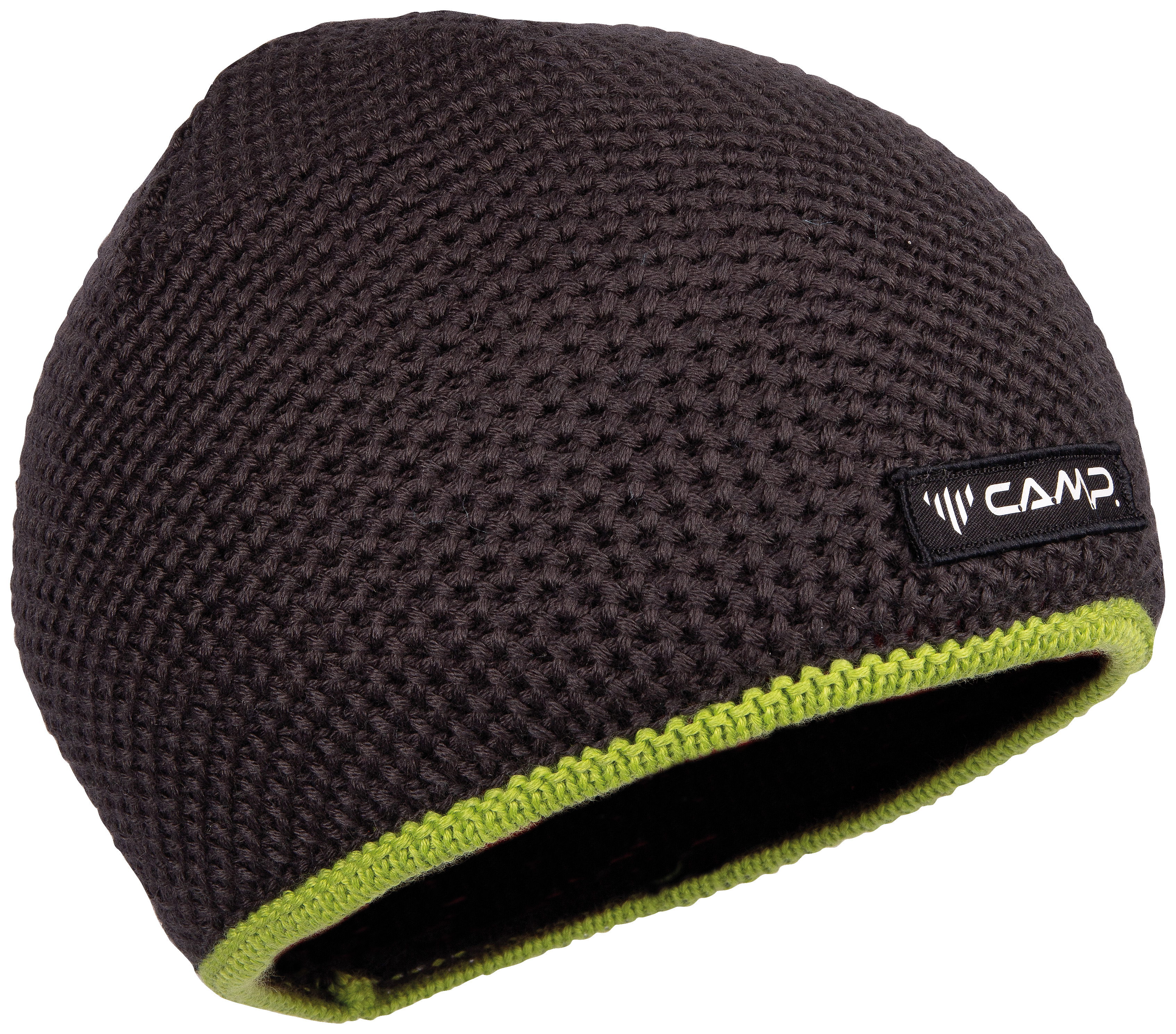 SLEEK BEANIE - Grey / Lime